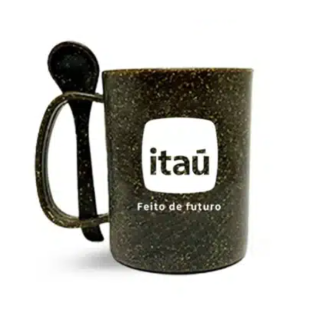 Caneca Ecológica em Fibra de coco Personalizada H3178