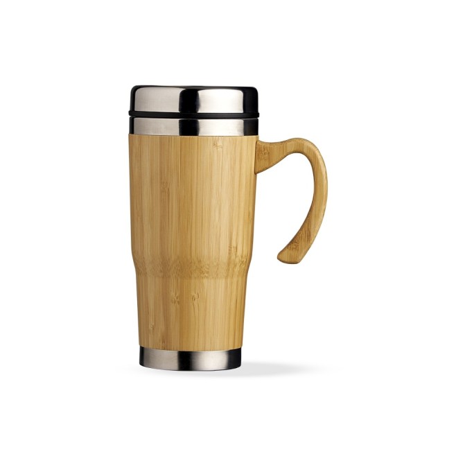 Caneca em Bambu de 500ml Personalizada H2192