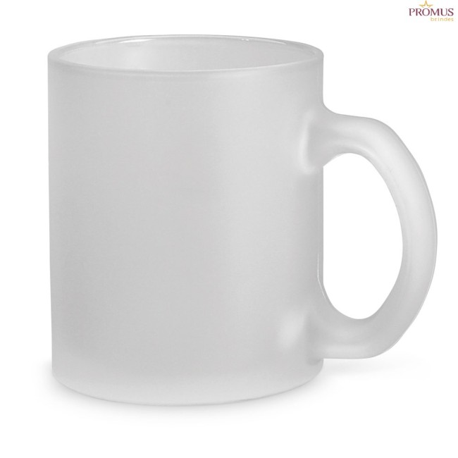 Caneca em Vidro com Efeito Fosco 530 mL Personalizada H940398