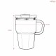Caneca Parede Dupla 550ml Personalizada - H3712