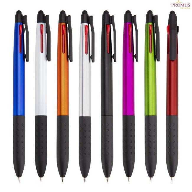Caneta 3 em 1 Touch Personalizada - H3692
