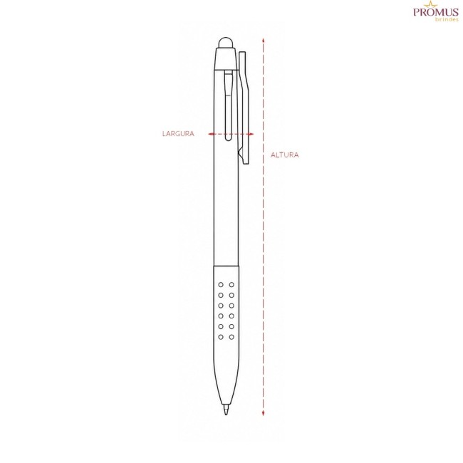 Caneta 3 em 1 Touch Personalizada - H3692