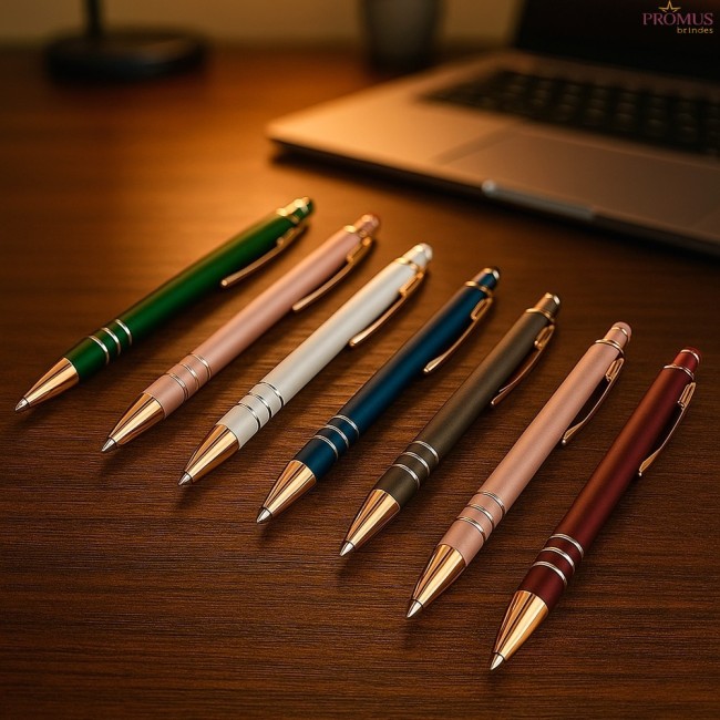 Caneta de Metal Touch Personalizada - H3436