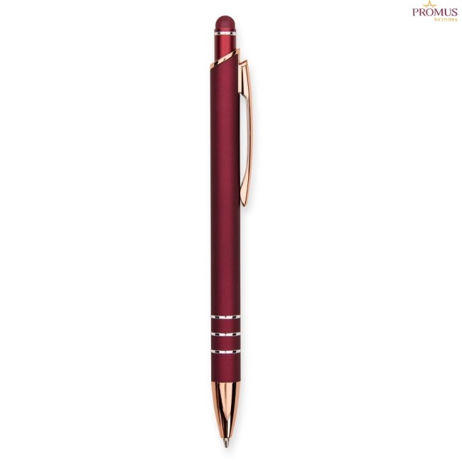 Caneta de Metal Touch Personalizada - H3436