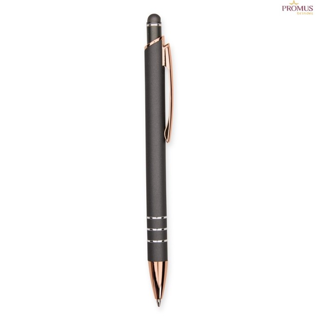 Caneta de Metal Touch Personalizada - H3436