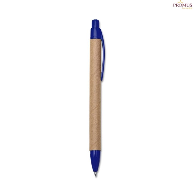 Caneta Ecológica Papelão Personalizada - H3765