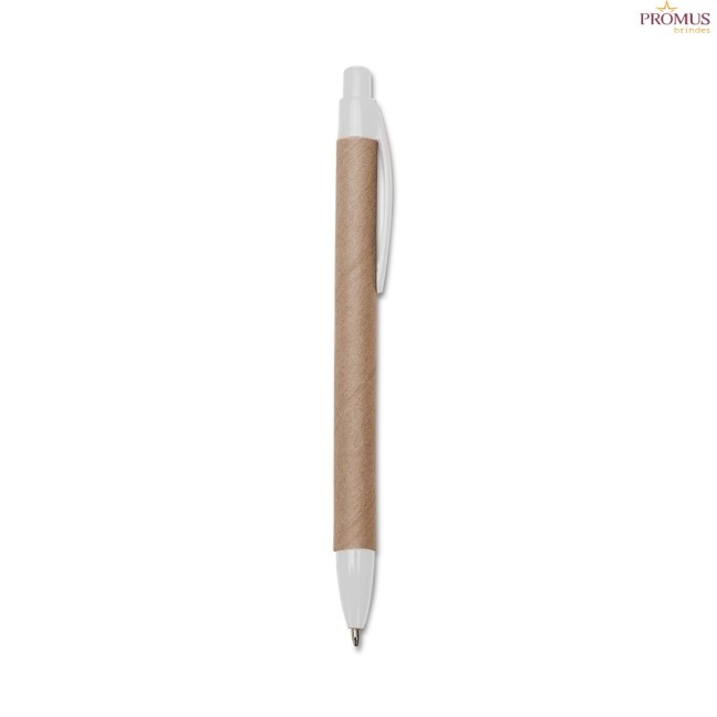 Caneta Ecológica Papelão Personalizada - H3765