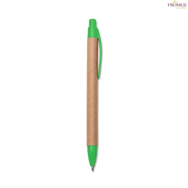 Caneta Ecológica Papelão Personalizada - H3765