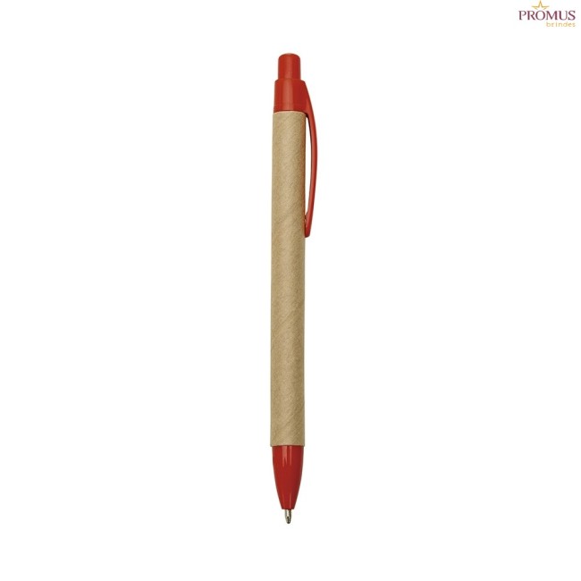 Caneta Ecológica Papelão Personalizada - H3765