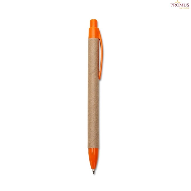 Caneta Ecológica Papelão Personalizada - H3765