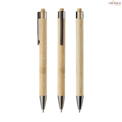 Caneta em Bambu Personalizada - H3342