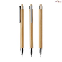 Caneta em Bambu Personalizada - H3343