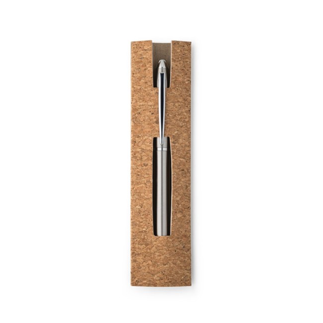Caneta Esferográfica com Corpo em Aço Inox Personalizada H910780