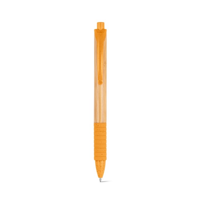 Caneta Esferográfica de Bambu Promocional para Brinde H810013
