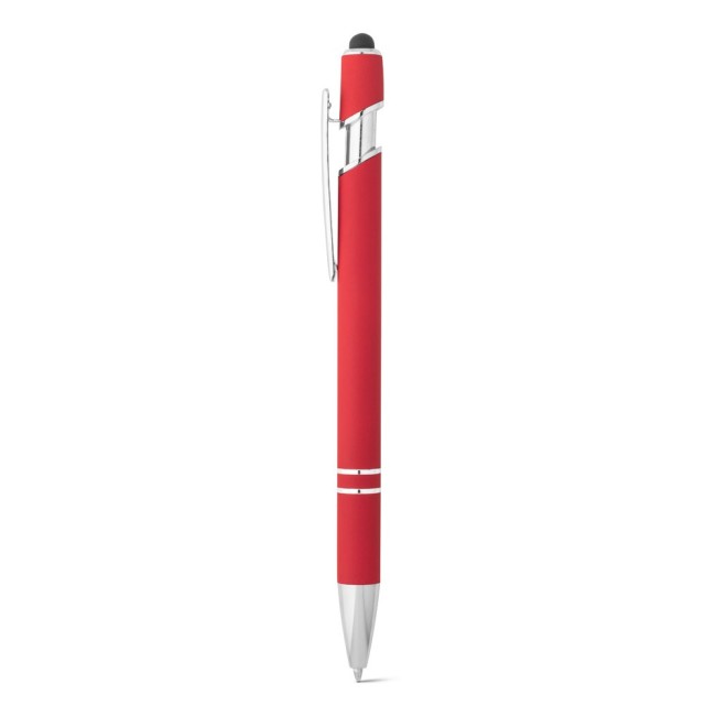 Caneta Esferográfica em Alumínio com Ponteira Touch Personalizada H910796