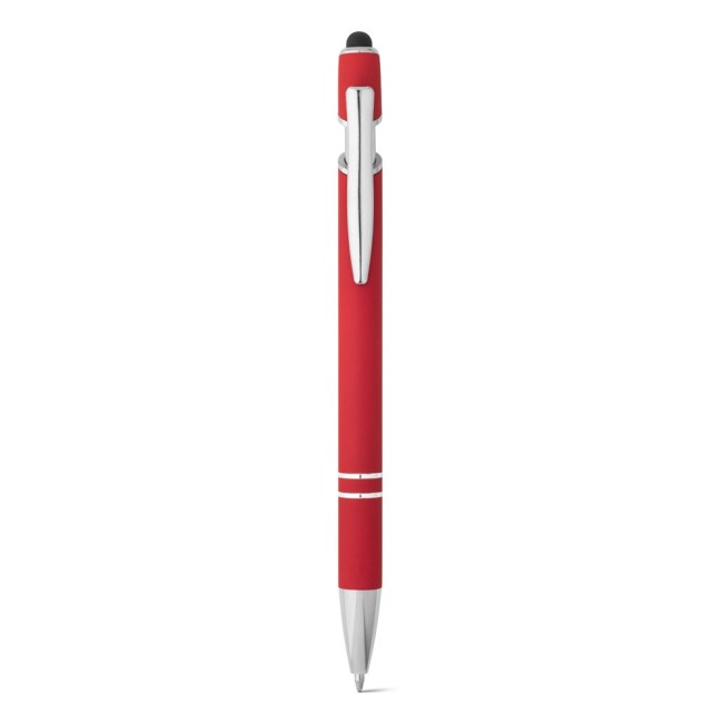 Caneta Esferográfica em Alumínio com Ponteira Touch Personalizada H910796