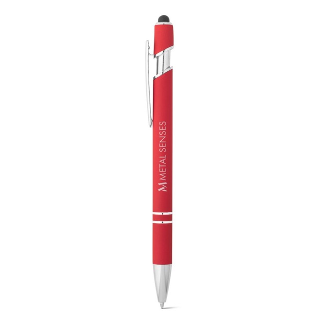 Caneta Esferográfica em Alumínio com Ponteira Touch Personalizada H910796