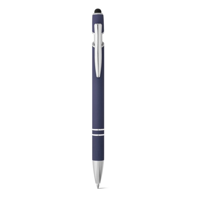 Caneta Esferográfica em Alumínio com Ponteira Touch Personalizada H910796