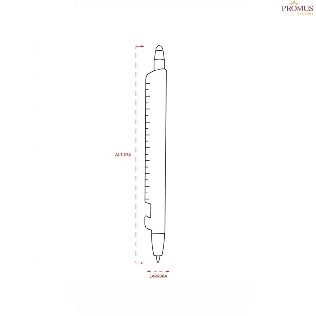 Caneta Marca-Texto Multifunções Personalizada - H3702