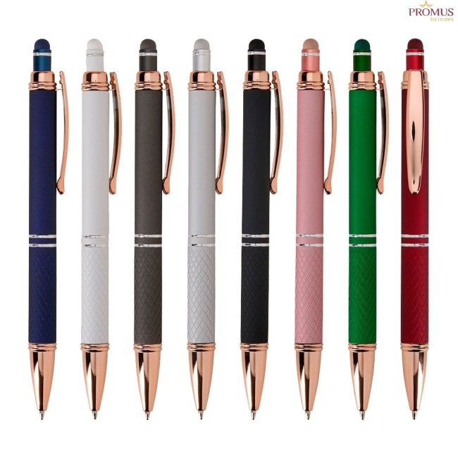 Caneta Metal Touch Personalizada - H3461