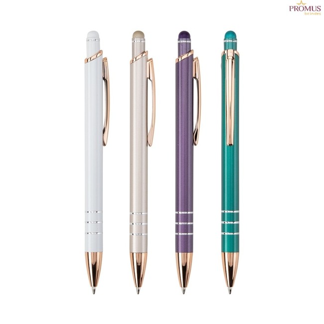 Caneta Metal Touch Personalizada - H3892