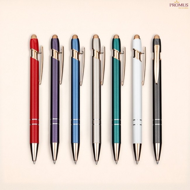 Caneta Metal Touch Personalizada - H3895