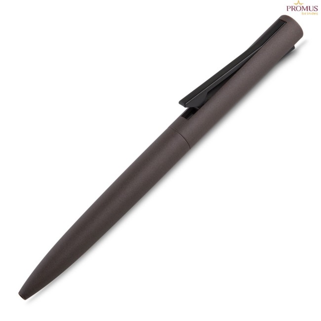 Caneta metálica esferográfica retrátil personalizada H2239