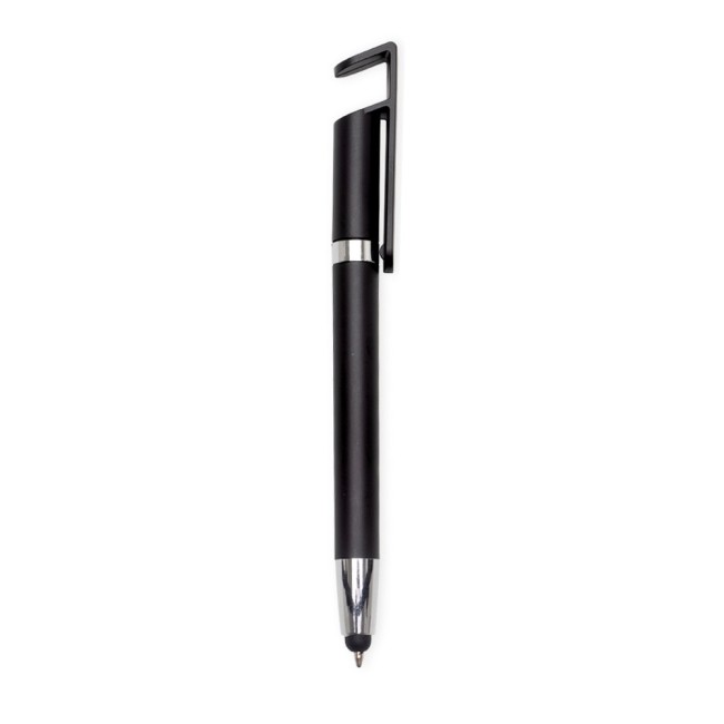 Caneta Plástica Touch com Suporte Personalizada H2785