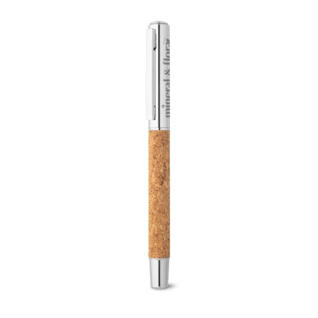 Caneta Roller em Aço Inox Personalizada com Logo H910783
