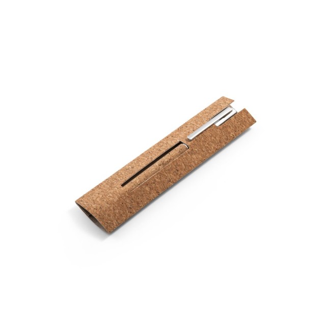 Caneta Roller em Aço Inox Personalizada com Logo H910783
