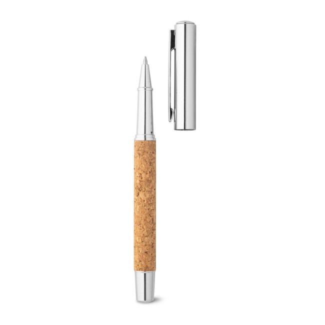 Caneta Roller em Aço Inox Personalizada com Logo H910783