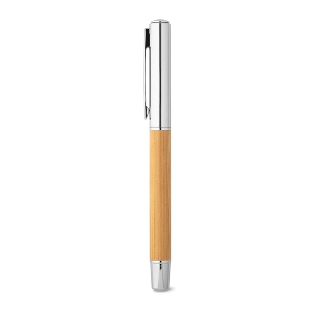 Caneta Roller em Aço Inox Personalizada H910776