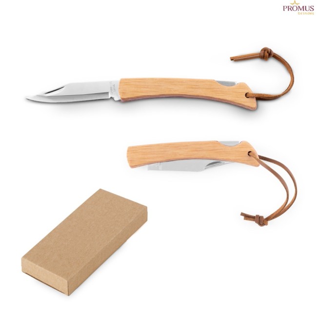 Canivete com Lâmina Metálica em Aço Inox Personalizado H940367