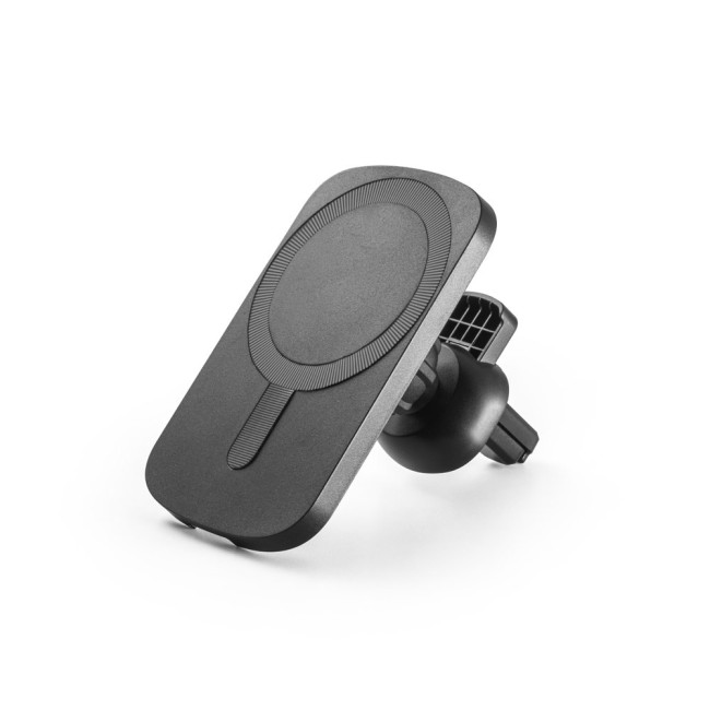 Carregador Magnético Wireless em ABS com Suporte para Celular Personalizado H970168
