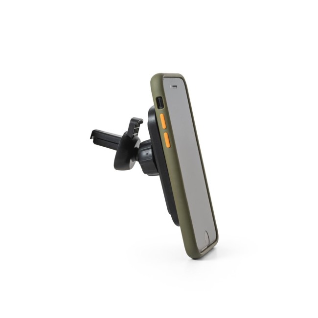 Carregador Magnético Wireless em ABS com Suporte para Celular Personalizado H970168