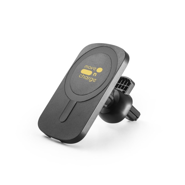 Carregador Magnético Wireless em ABS com Suporte para Celular Personalizado H970168