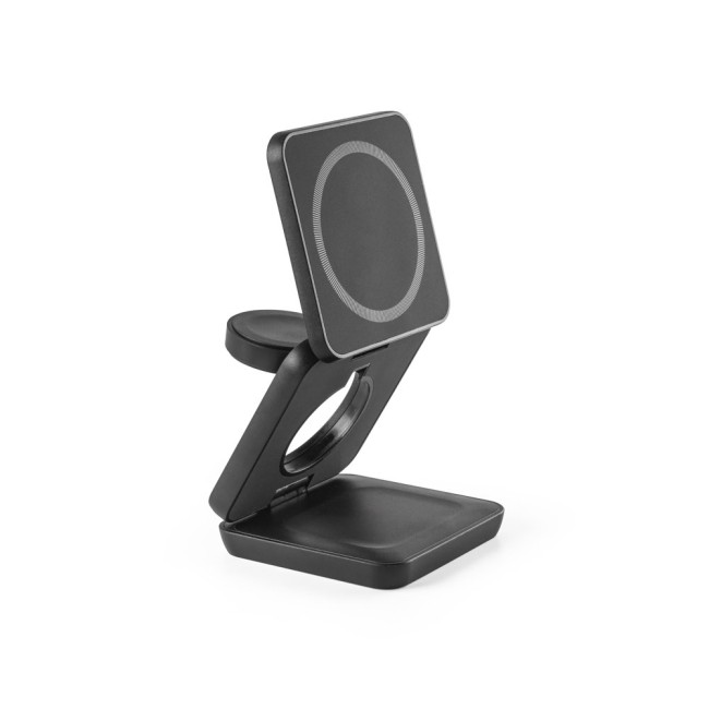 Carregador Magnético Wireless Super Rápido Dobrável em ABS Personalizado H970169 