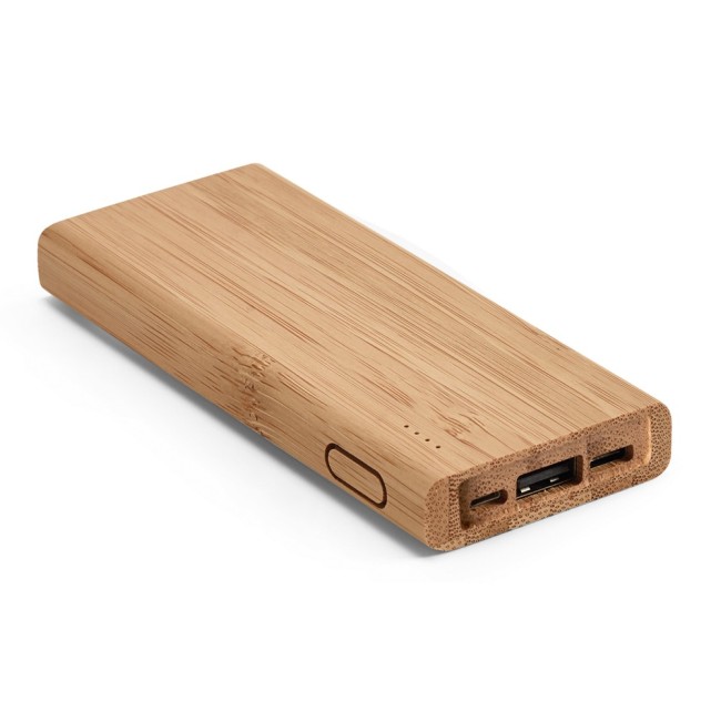 Carregador portátil em bambu personalizado H570915