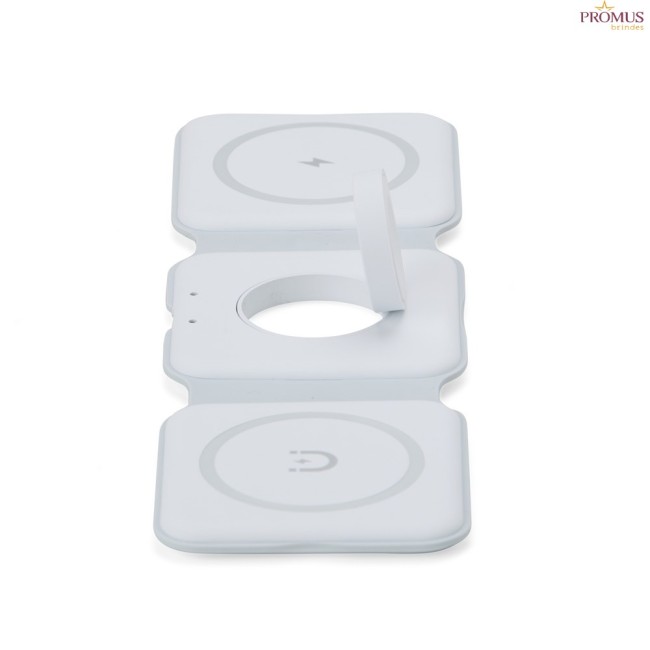 Carregador Sem Fio Triplo Para Apple Personalizado - H3474 