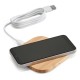 Carregador wireless em bambu personalizado H570910