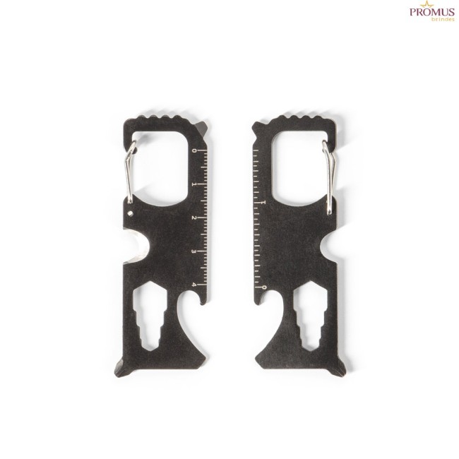 Cartão Multifunções em Aço Inox 8 em 1 Personalizado H980165