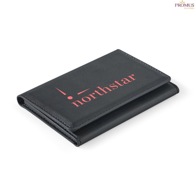 Carteira Magnética em PU de Grande Capacidade com Bloqueio RFID Personalizada H950127