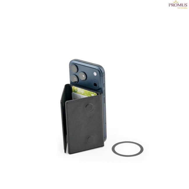 Carteira Magnética em PU de Grande Capacidade com Bloqueio RFID Personalizada H950127