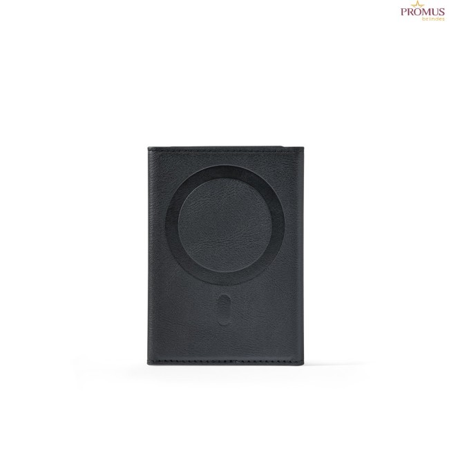 Carteira Magnética em PU de Grande Capacidade com Bloqueio RFID Personalizada H950127