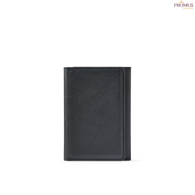 Carteira Magnética em PU de Grande Capacidade com Bloqueio RFID Personalizada H950127