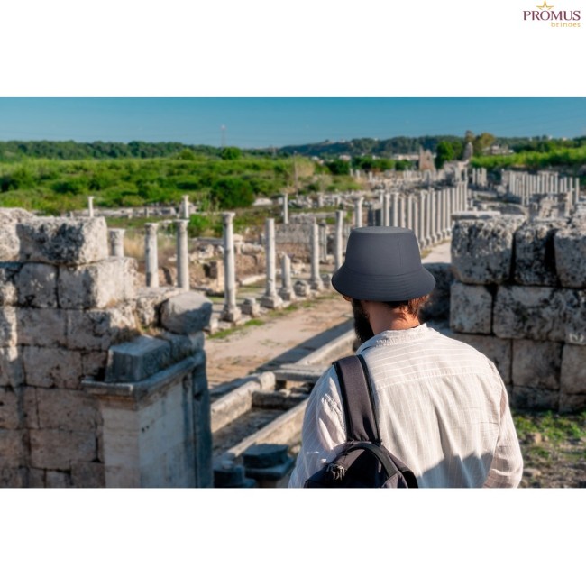 Chapéu Panamá em Poliéster Personalizado H990167