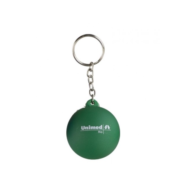 Chaveiro Bola Lisa vinil oca Personalizada para Brindes H2245