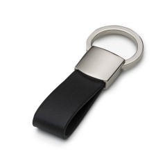 Chaveiro de Couro Sintético e Metal Para Personalizar H1155