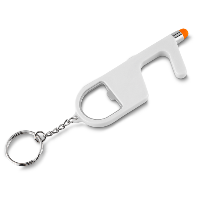 Chaveiro de plástico, material antibacteriano, com as funções Personalizado H2189