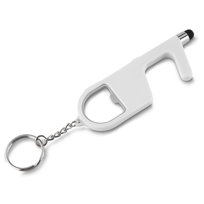 Chaveiro de plástico, material antibacteriano, com as funções Personalizado H2189